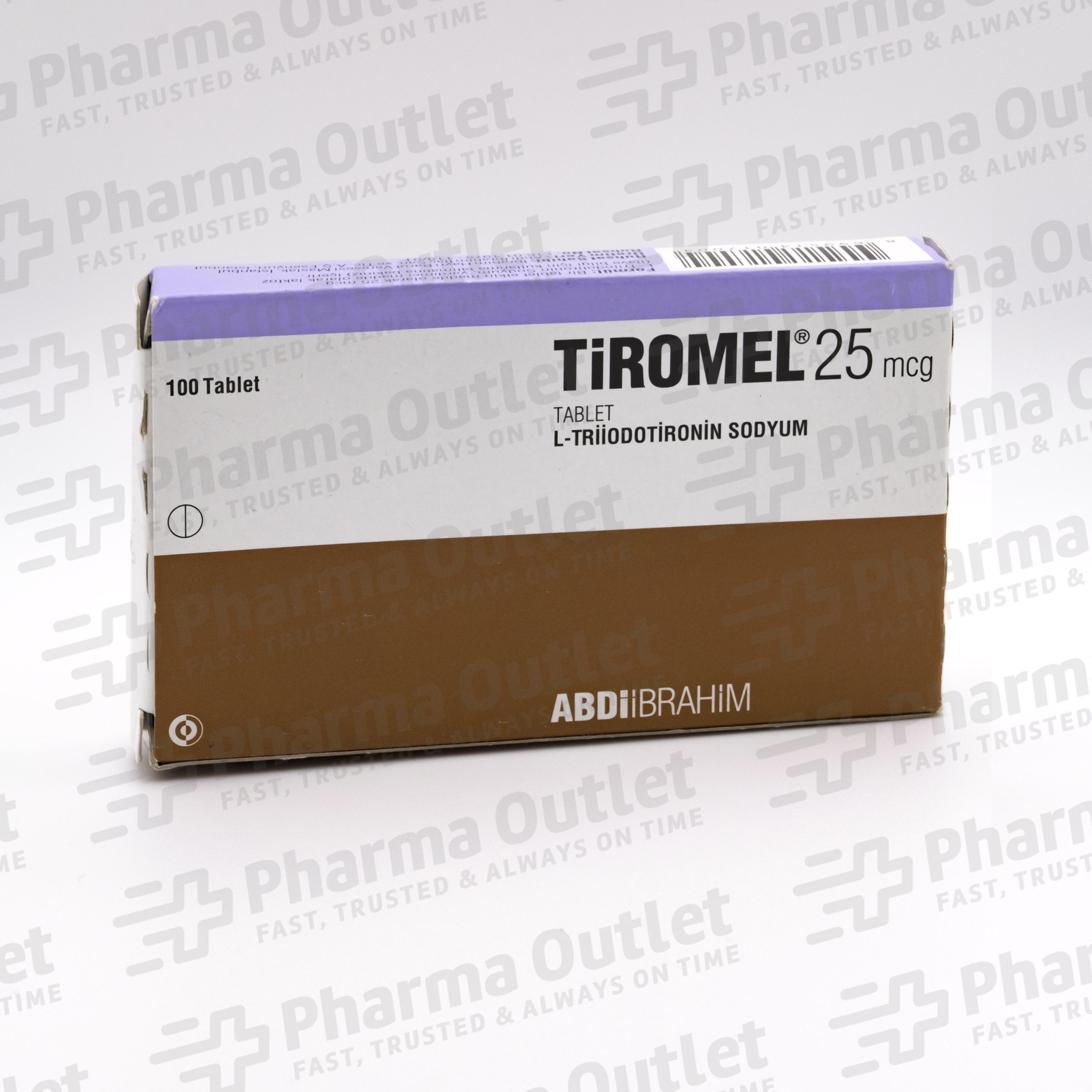 tiromel-25 mcg-box